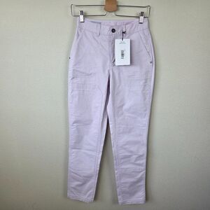 Stio Womens Rivet Twill Carpenter Pants Size 0 Lavender Fog Purple NEW Gorpcore